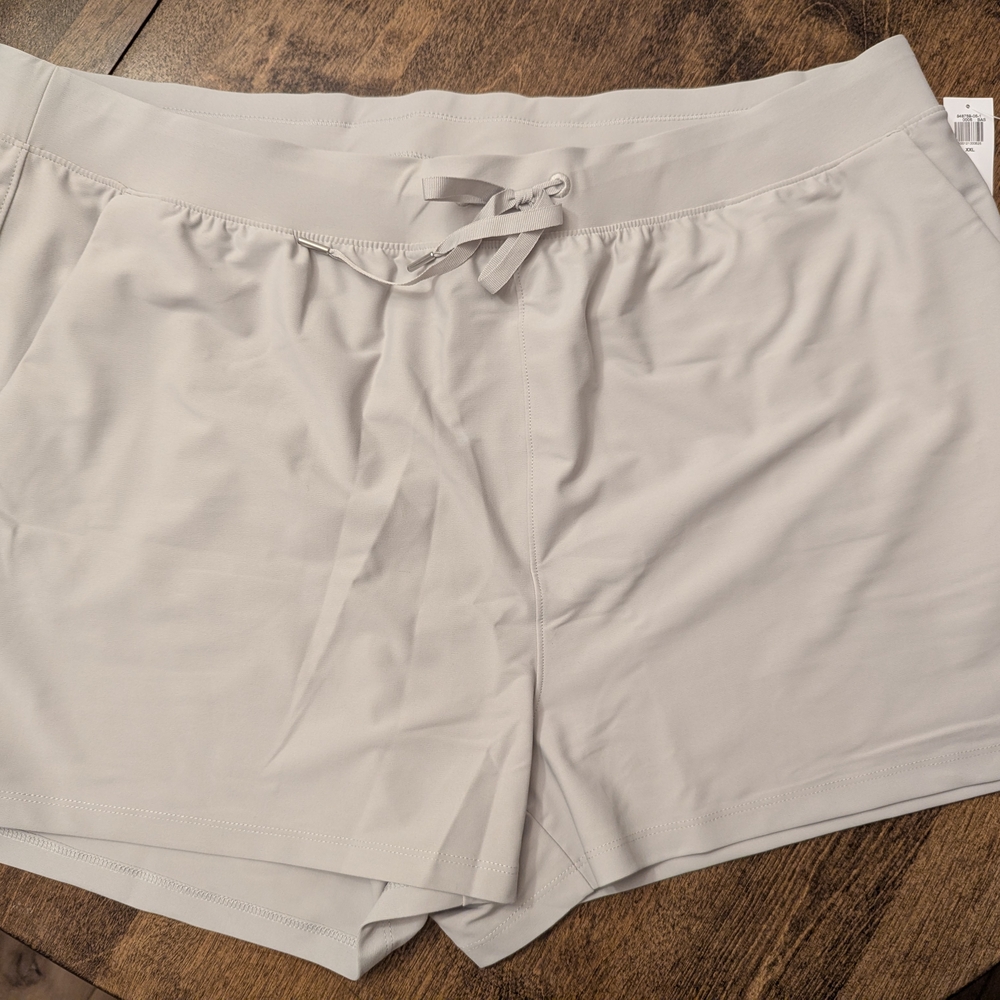 Old Navy Grey Powersoft High-rise Athletic Shorts